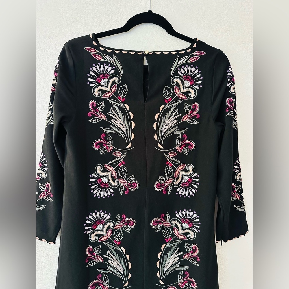 Juicy Couture Floral Embroidered Mini Dress Size 2 - Picture 5 of 10